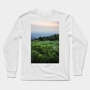 Meadow at the sunrise Long Sleeve T-Shirt